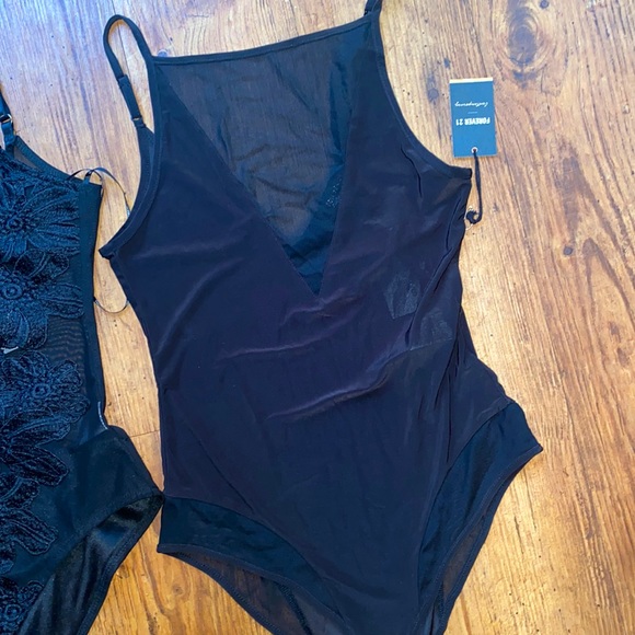 Forever 21 sheer flattering bodysuits - Picture 4 of 8